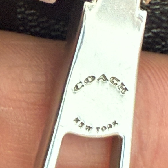 Coach Black/Charcoal Signature Mini Satchel - Picture 5 of 9